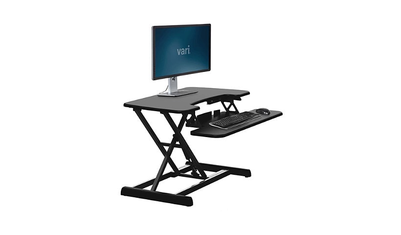 Vari Essential Vertical Lift 30 Sit-Stand Desk - Black