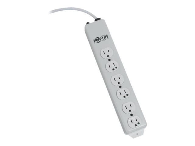 Tripp Lite Safe-IT Power Strip Medical 120V 5-15R-HG 6 Outlet 1.5ft Cord