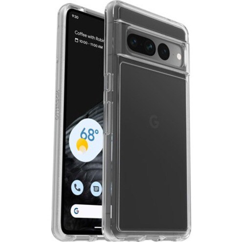 OtterBox Pixel 7 Pro Symmetry Series Clear Antimicrobial Case