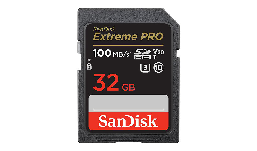 SanDisk Extreme Pro - flash memory card - 32 GB - SDHC UHS-I