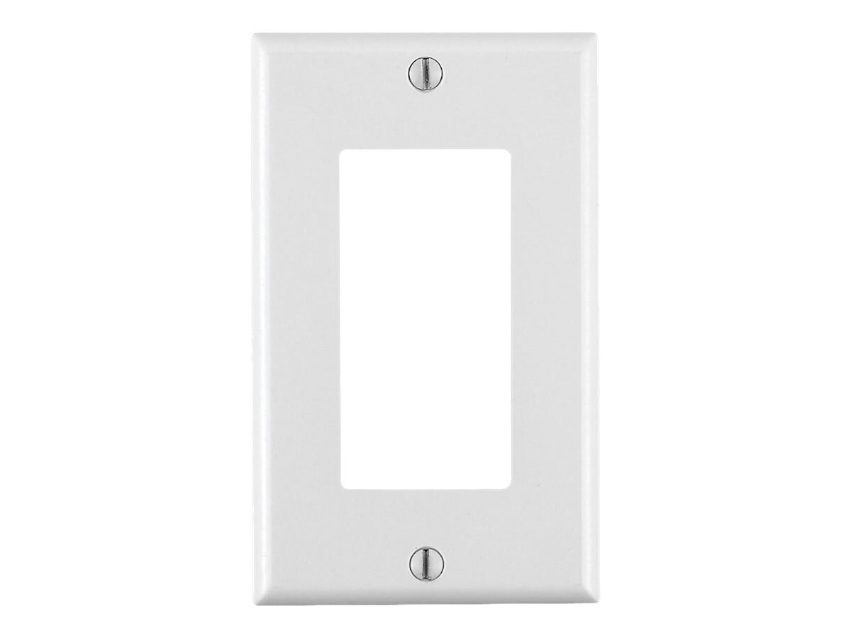 Leviton Decora mounting plate - antimicrobial treated - 80401-2AW ...