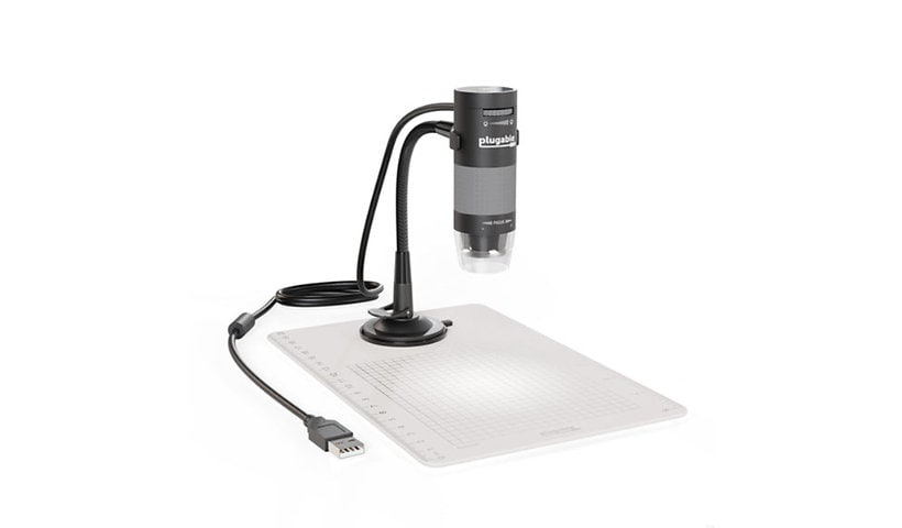 Plugable USB 2.0 Digital Microscope w/ Flexible Arm Observation Stand-Windows,Mac,Linux (2MP,250x Magnification)
