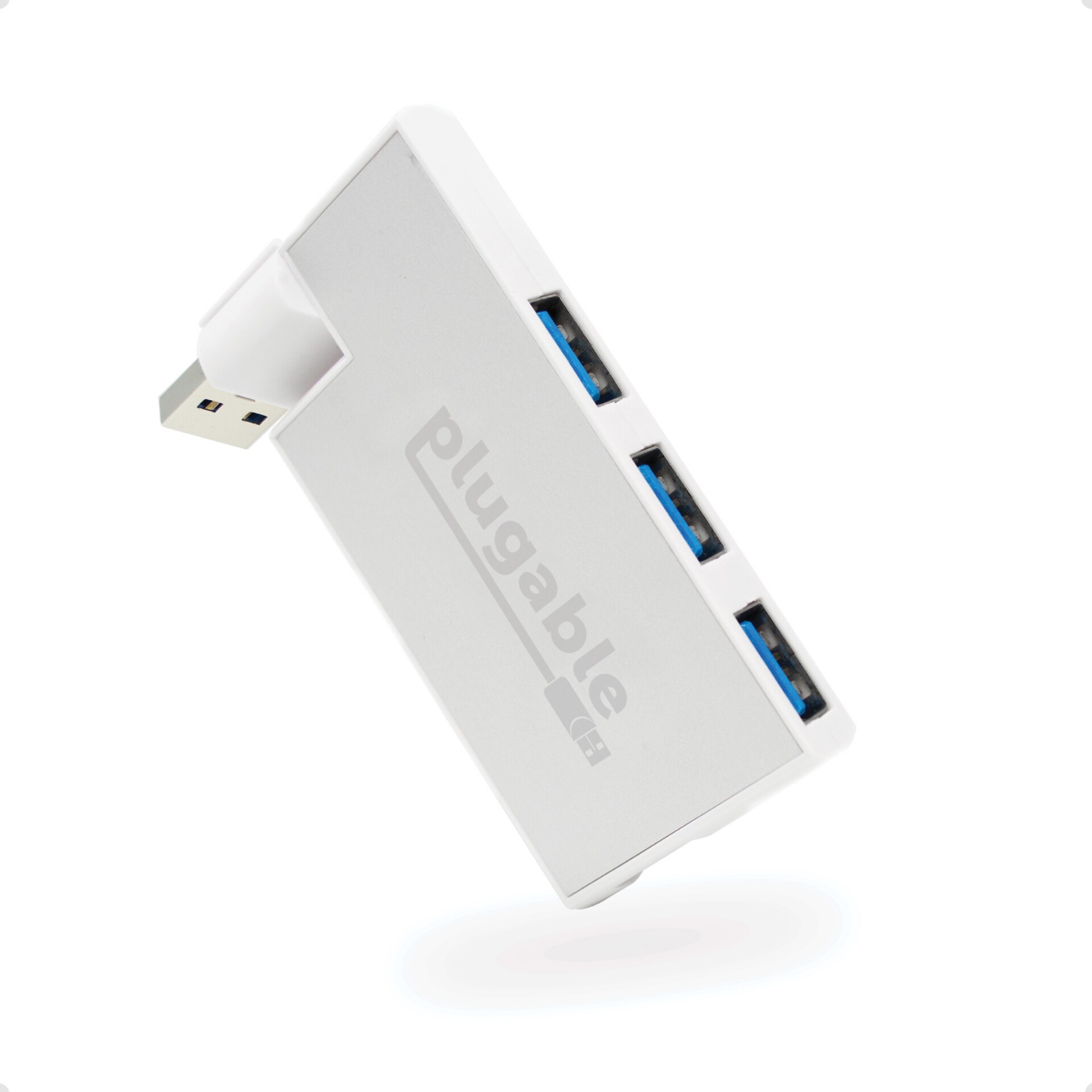 Plugable Travel USB Hub - USB 3.0,4-Port, Driverless