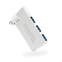 Plugable Travel USB Hub - USB 3.0,4-Port, Driverless