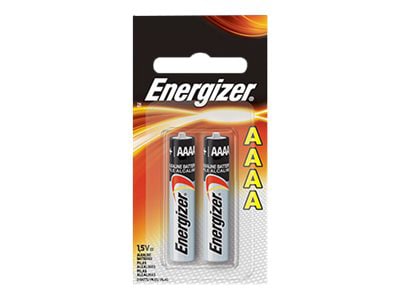 Energizer AAAA Battery 2-Packs - For Multipurpose - AAAA EVEE96BP2CT, EVE  E96BP2CT - Office Supply Hut