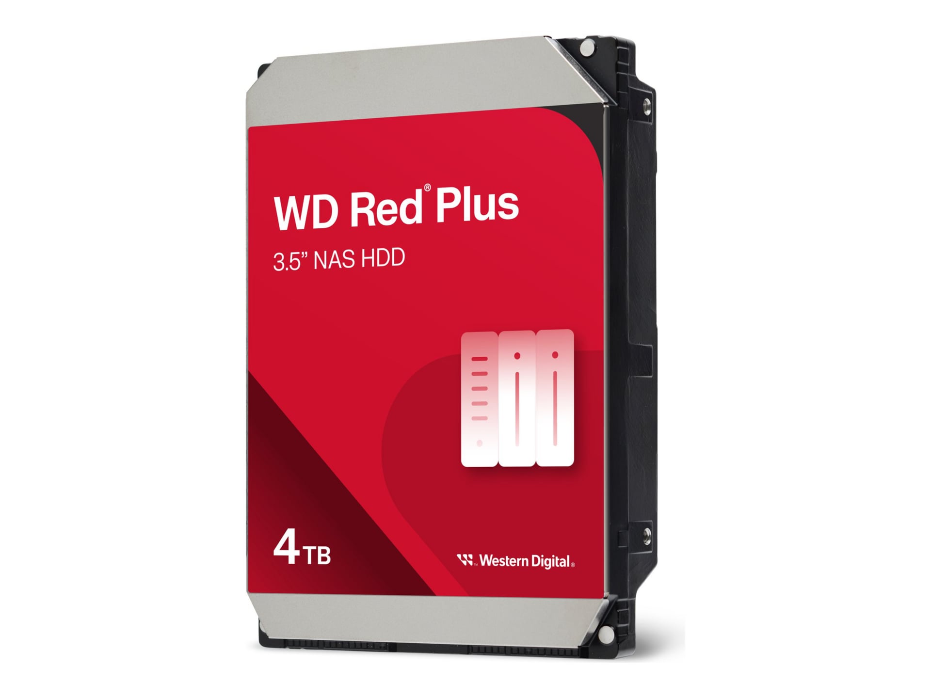 WD Red Plus WD40EFPX - hard drive - 4 TB - SATA 6Gb/s - WD40EFPX 