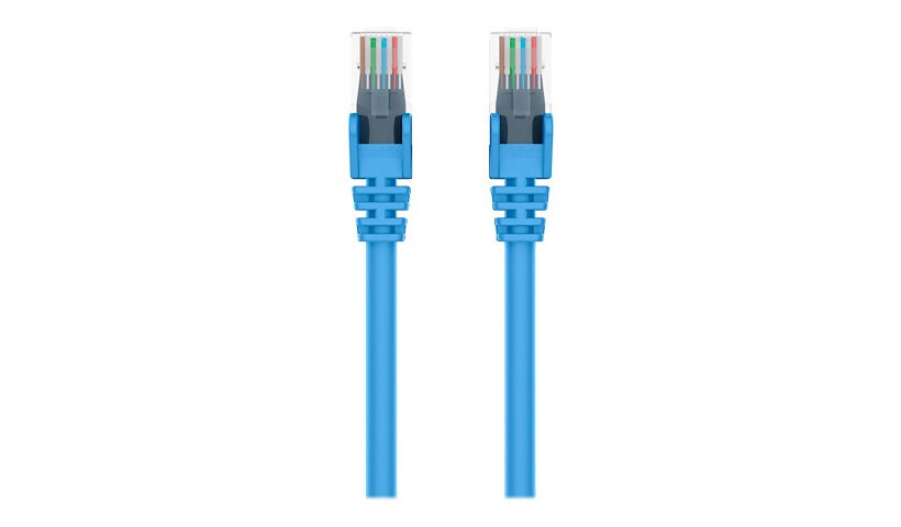 Belkin 5ft CAT5e Ethernet Patch Cable Snagless, RJ45, M/M, Blue - patch cab