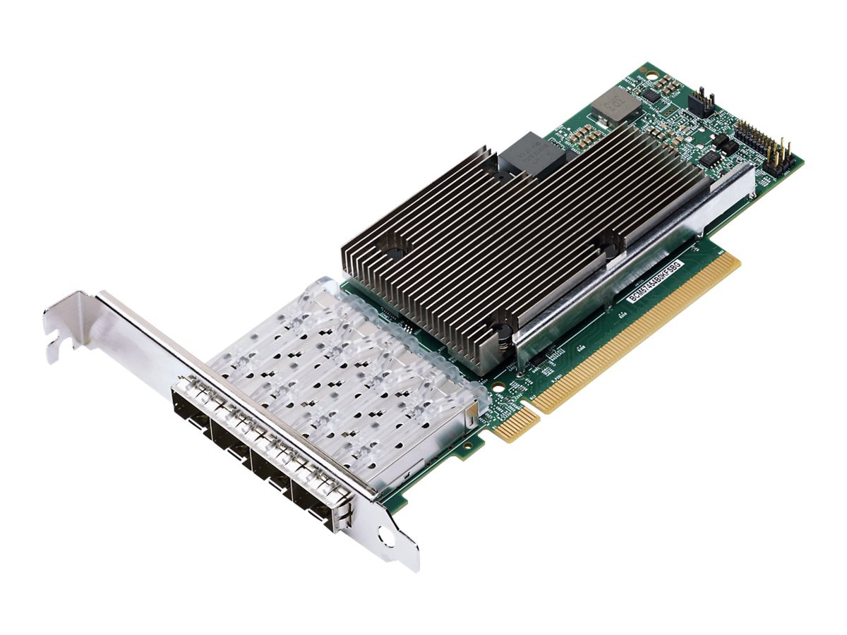 Lenovo ThinkSystem Broadcom 57454 - v2 - network adapter - PCIe 3.0 x16 - 10/25 Gigabit SFP28 x 4