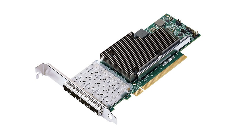 Lenovo ThinkSystem Broadcom 57454 - v2 - adaptateur réseau - PCIe 3.0 x16 - 10/25 Gigabit SFP28 x 4