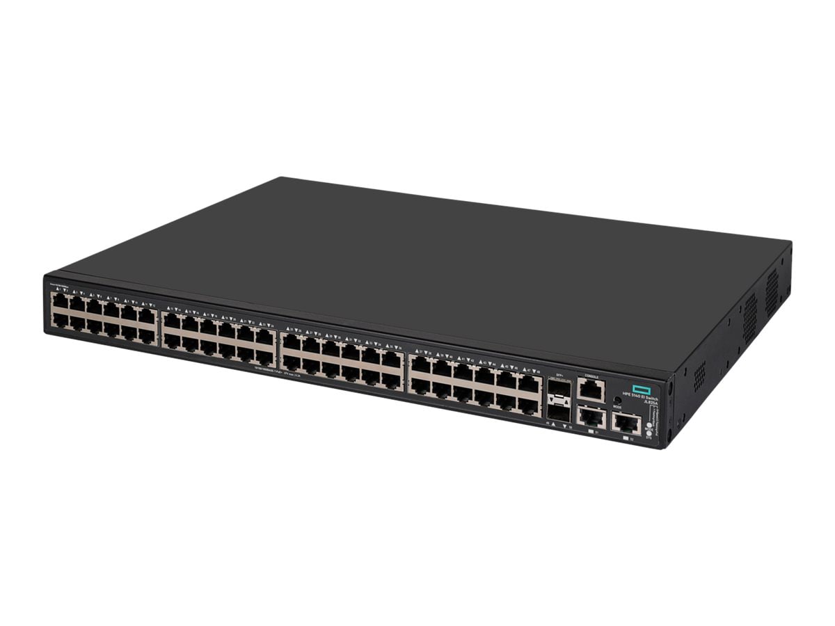 HPE FlexNetwork 5140 48G POE+ 2SFP+ 2XGT EI - switch - 48 ports - smart - rack-mountable