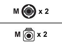 Black Box 2' ST to LC OM1 PVC Fiber Optic Cable