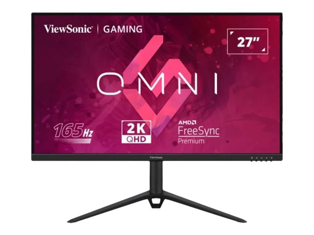 ViewSonic OMNI VX2728J-2K - 1440p 0.5ms 165Hz IPS Gaming Monitor with FreeSync Premium, Ergonomics - 250 cd/m² - 27"