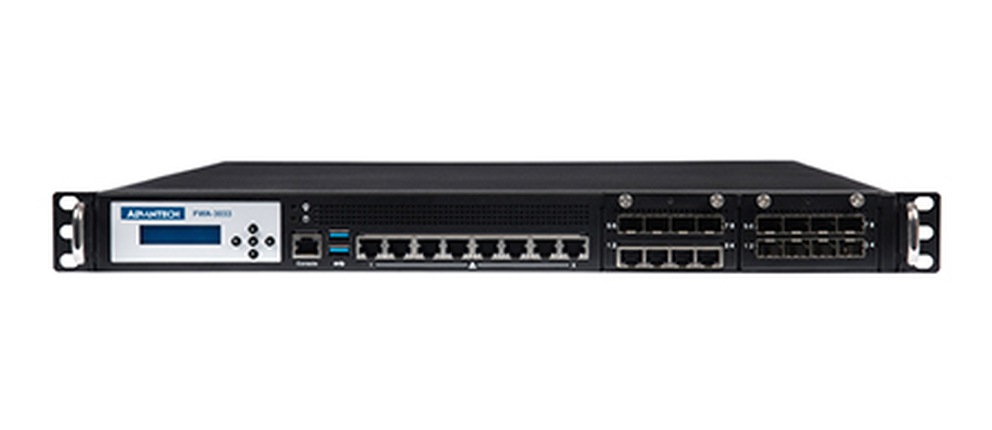 IMC Advantech 1U Rackmount Network Appliance with 10GbE LAN Ports and 2NMC Slots