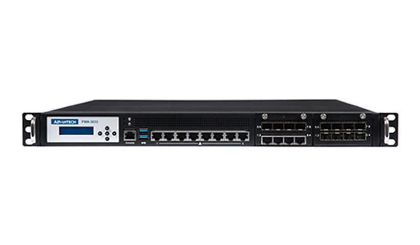 IMC Advantech 1U Rackmount Network Appliance with 10GbE LAN Ports and 2NMC Slots