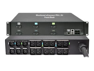 CPI 18xC13 6xC19 L21-30 Monitored eConnect Power Distribution Unit