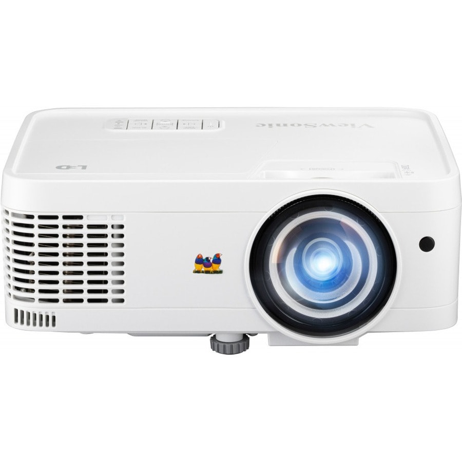 ViewSonic LS560WH - 3000 Lumens WXGA Short Throw LED Lamp Free Projector with HV Keystone and LAN Control
