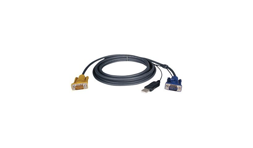 Tripp Lite 6ft USB Cable Kit for KVM Switch 2-in-1 B020 / B022 Series KVMs 6' - câble vidéo / USB - 1.83 m