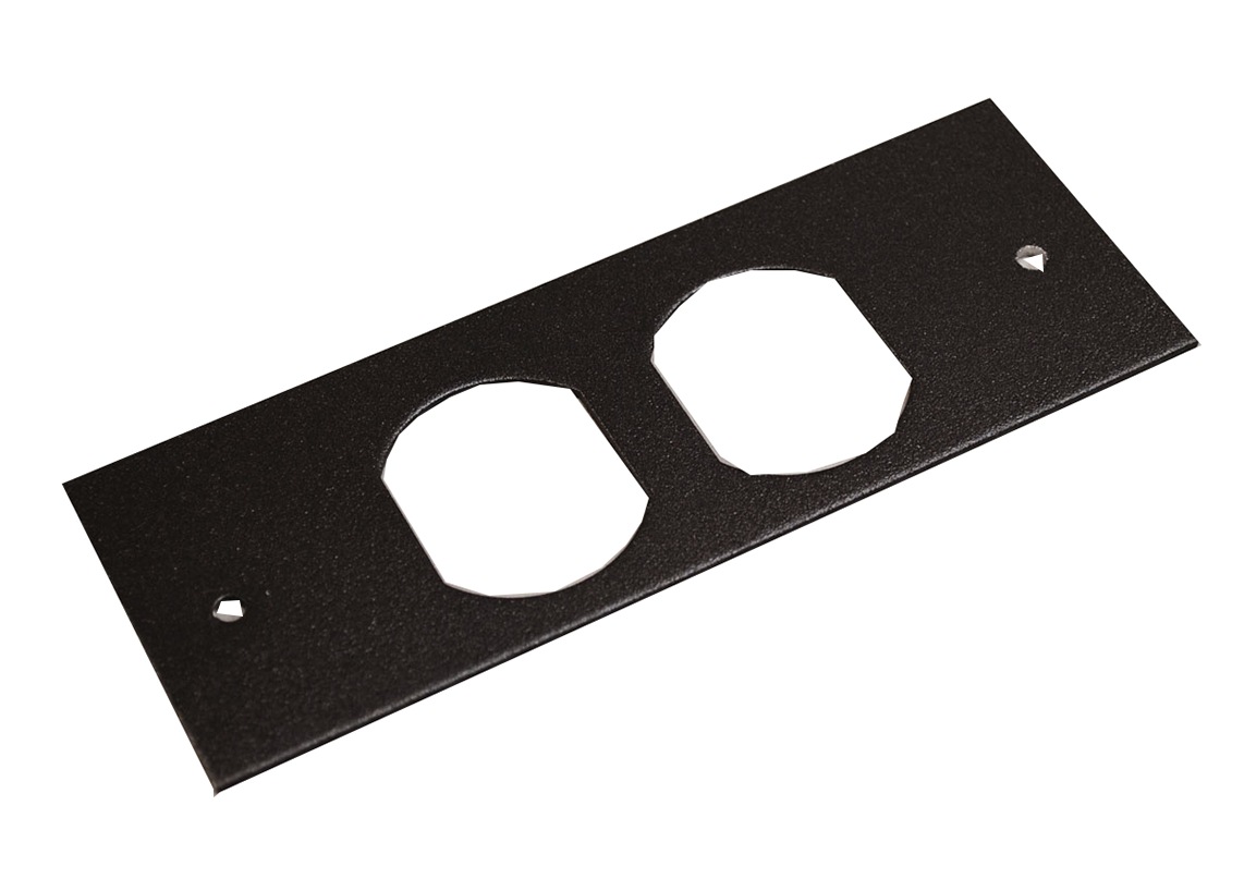 Wiremold OFR Series Overfloor Raceway Duplex Device Plate