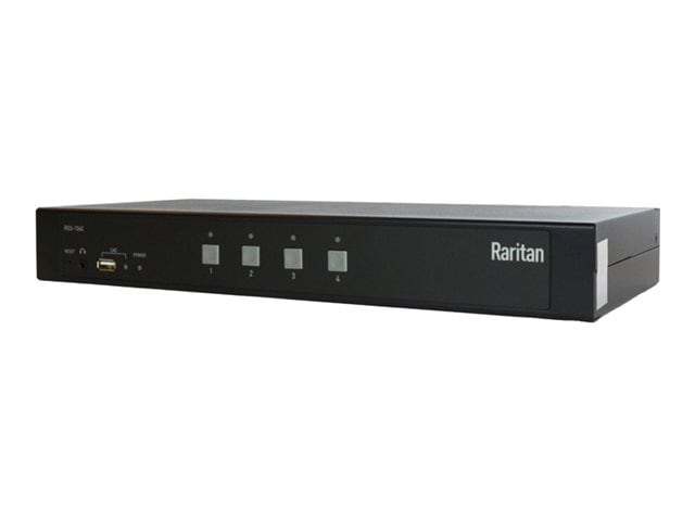 Raritan Secure Switch RSS4-104-DP - KVM / audio switch - 4-port, CAC support, NIAP PP4.0 certificated, single head - 4