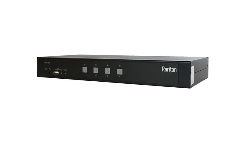Raritan Secure Switch RSS4-104-DP - KVM / audio switch - 4-port, CAC support, NIAP PP4.0 certificated, single head - 4