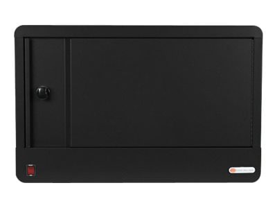 Bretford Cube Micro Station Pre-Wired TVS16USBC cabinet unit - for 16 devices - black pumice