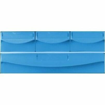 Capsa Healthcare Locking Gray Bin Kit 1 Wide 3 Small (FG9M3813-GRY)