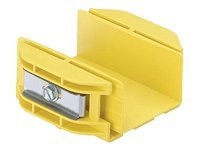 Panduit FiberRunner FBC2X2YL Mounting Coupler - Yellow