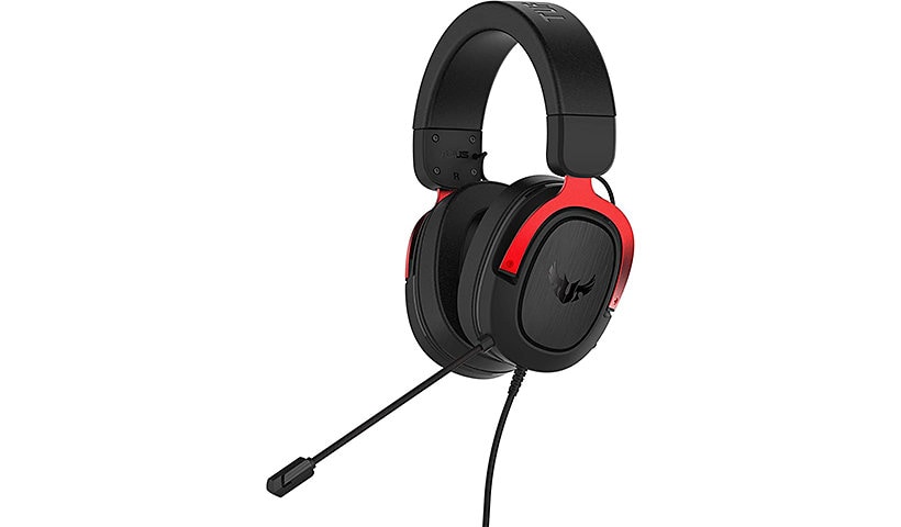 ASUS TUF H3 Gaming Wired Headset for PC,PS5,Xbox One and Nintendo Switch - Red