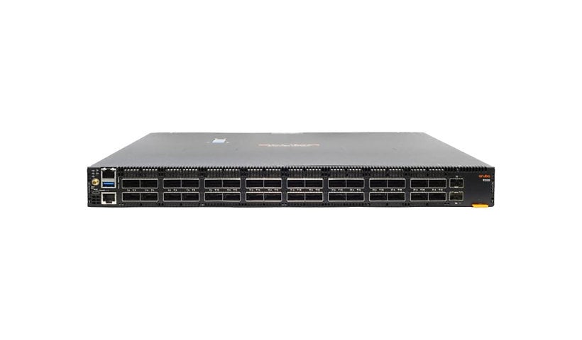 HPE Aruba CX 9300-32D 32-port 100/200/400G QSFP-DD 2-port 10G SFP+ Switch - switch - 32 ports - managed - rack-mountable