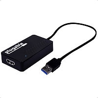 Plugable USB 3.0 to HDMI 4K UHD Video Graphics Adapter for Multiple Monitors up to 3840x2160 Supports Windows 10,8.1,7