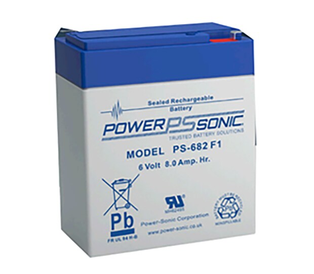 Power-Sonic PS-682 6V 8.5AH SLA Battery