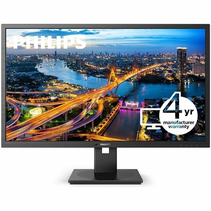 PHILIPS 325B1L - 32 inch Monitor, LED, QHD, 2xHDMI, DP, USB-Hub, 4 Year Manufacturer Warranty - 27"