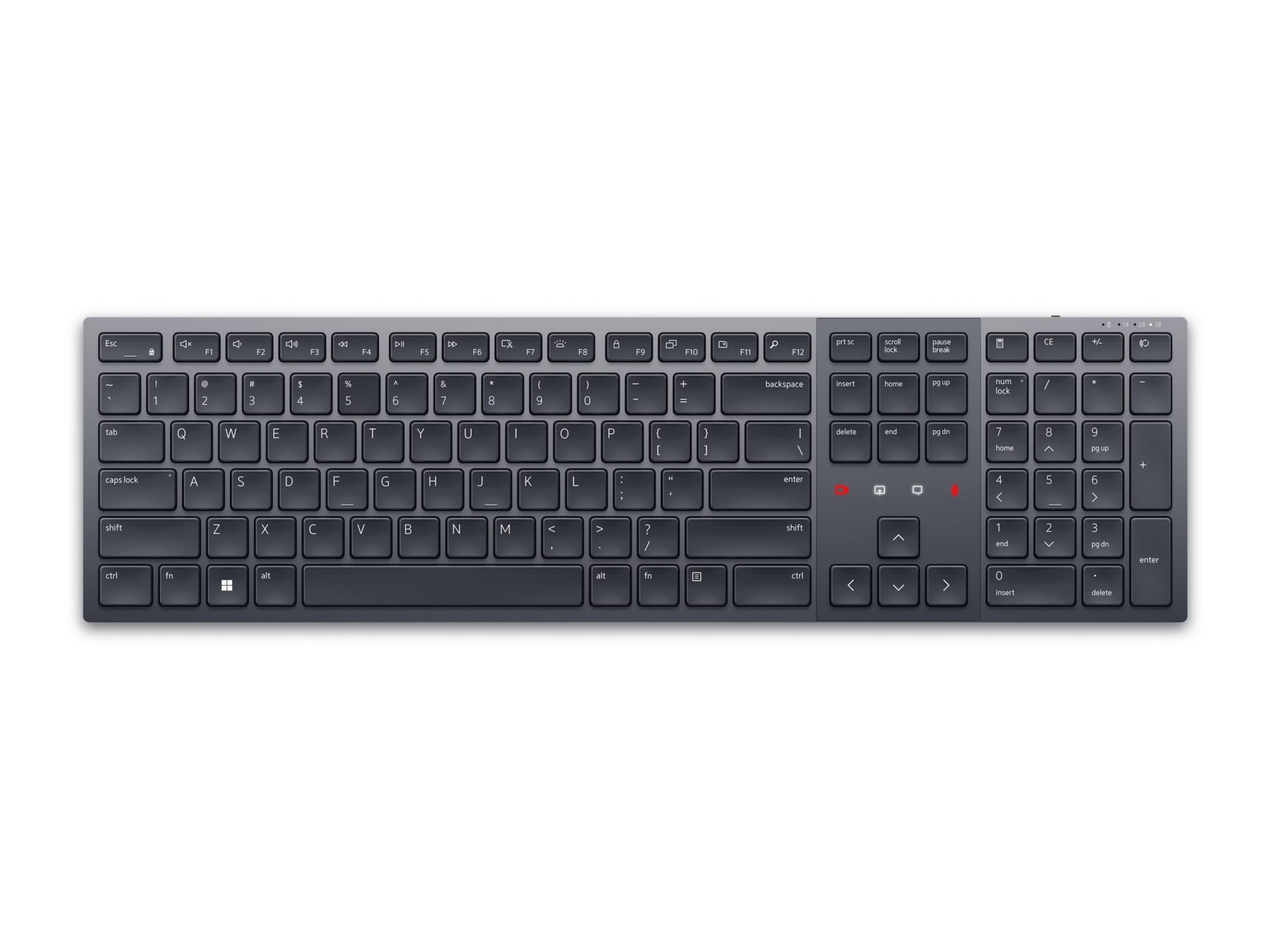 Dell Premier KB900 - keyboard - collaboration - QWERTY - US - graphite Input Device