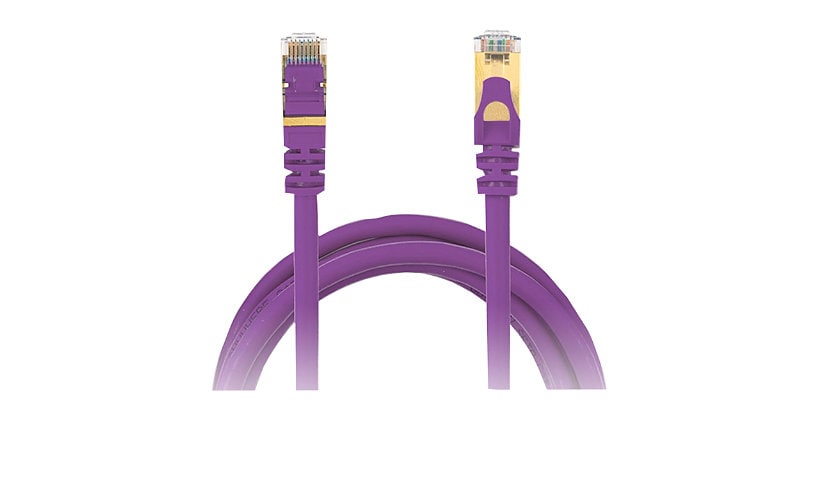 Anywhere Cart 1' CAT6/6A/7 RJ45 Snagless Network Cable - Purple