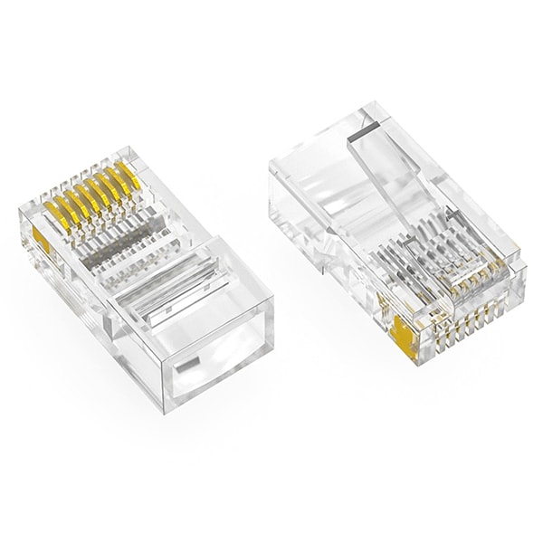 Axiom RJ45 CAT6 UTP Plug Connector - 100 Pack