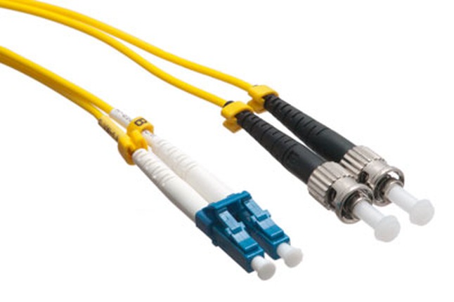 Axiom 15m LC/ST Singlemode Duplex OS2 9/125 Fiber Optic Cable