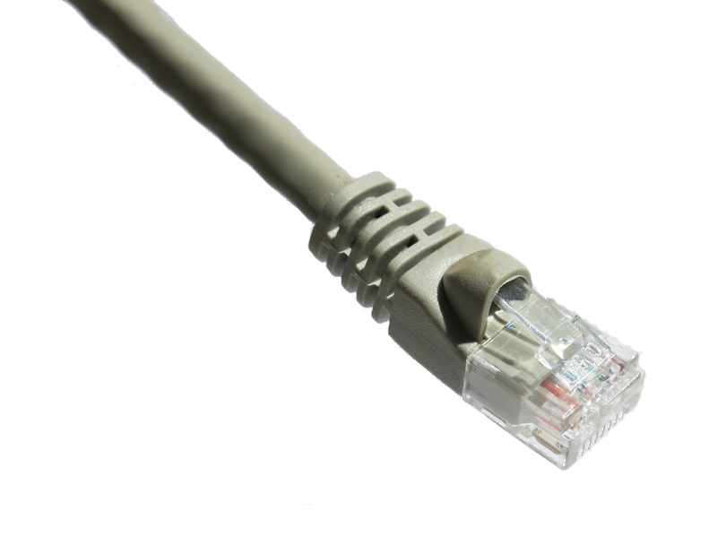 Axiom 7' CAT5E 350MHz Snagless Molded Boot Patch Cable - Gray