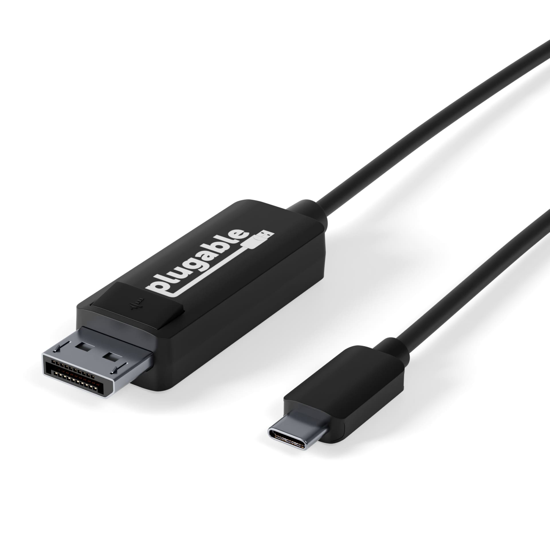 Plugable USB C to DisplayPort Adapter-6ft (1.8m) Adapter Cable (Supports Resolutions up to 4K at 60Hz),Driverless