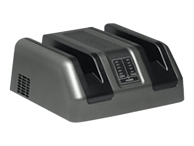 Getac External Dual Bay Second Battery Charger for X500 Rugged Laptop
