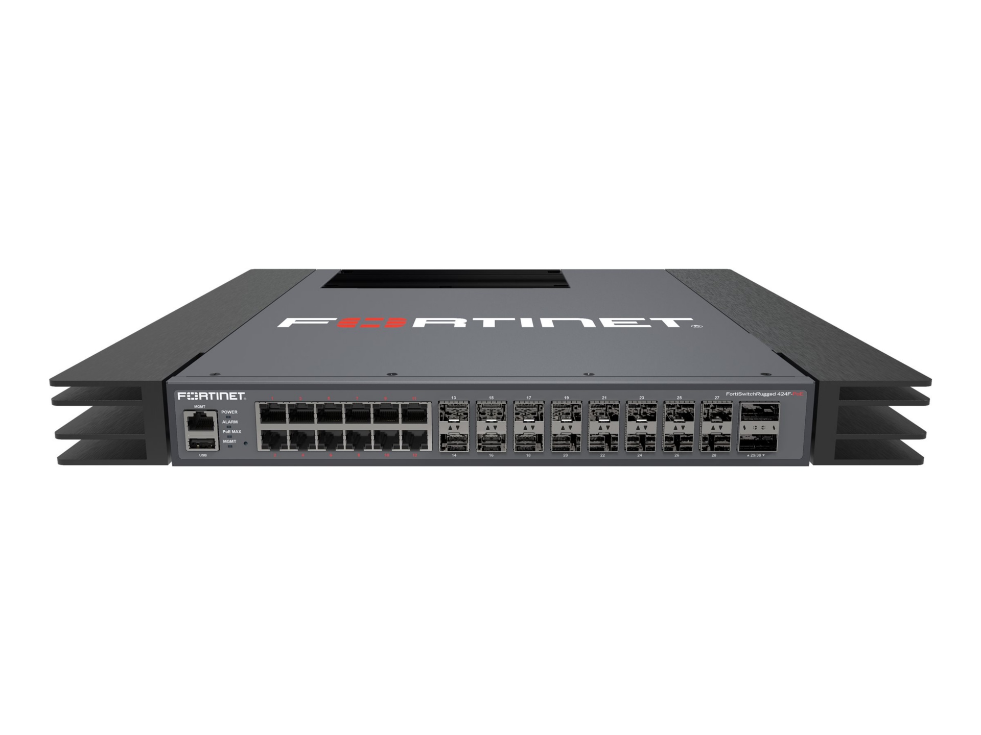 Fortinet FortiSwitch Rugged 424F-POE - switch - 24 ports - managed - rack-mountable
