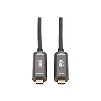 Tripp Lite USB-C AOC Cable (M/M) - USB 3.2 Gen 2 (10 Gbps) Plenum-Rated Fib