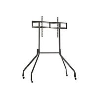 Eaton Tripp Lite Series Rolling TV Cart for 55" to 85" Displays, Wide Legs,