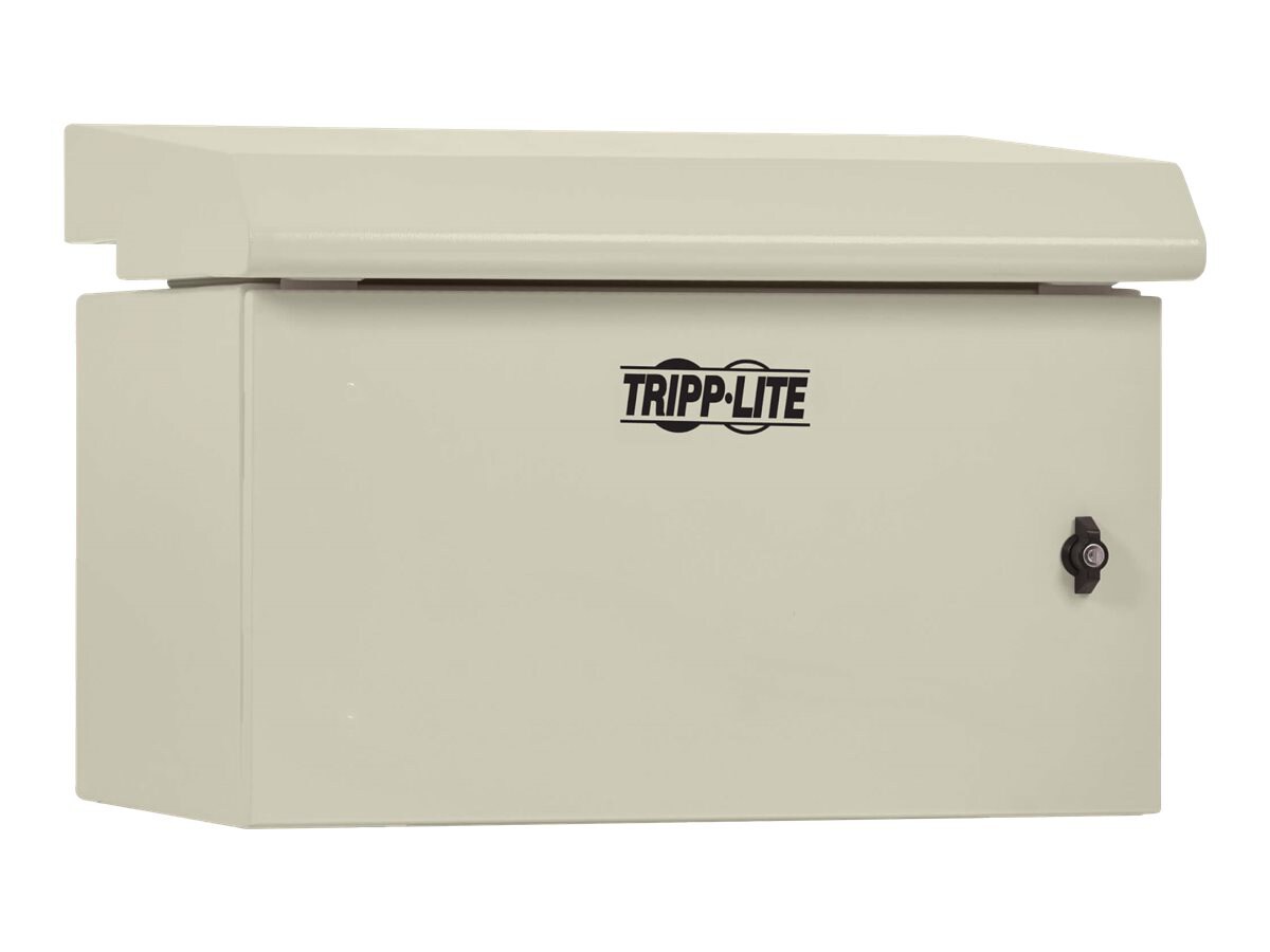 Tripp Lite SmartRack Industrial Enclosure with Lock - NEMA 3R, Wall Mount, Metal Construction, Hinged Back, Internal