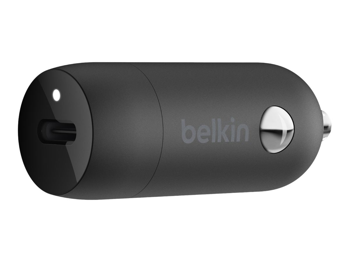 Belkin BoostCharge car power adapter - 24 pin USB-C - 30 Watt
