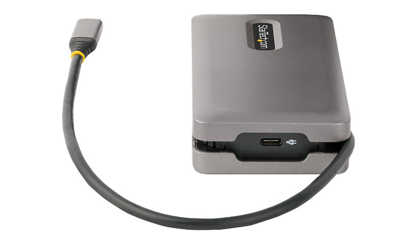 StarTech.com USB-C Multiport Adapter, 4K HDMI/DP Mini Laptop Travel Dock