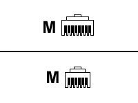 APG MultiPRO CD-017A - cash drawer cable - RJ-45 to RJ-12 - 1.5 m