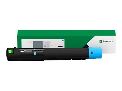 Lexmark - cyan - original - toner cartridge - LCCP, LRP