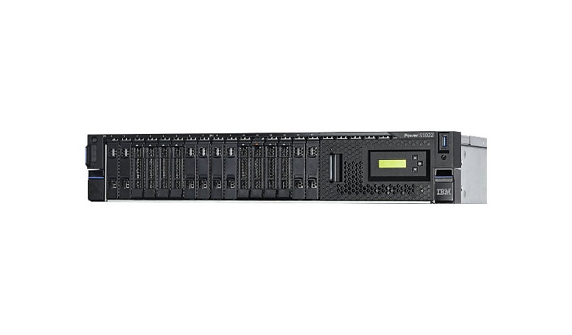 IBM Power S1022s - Montable sur rack - pas de processeur - aucun disque dur