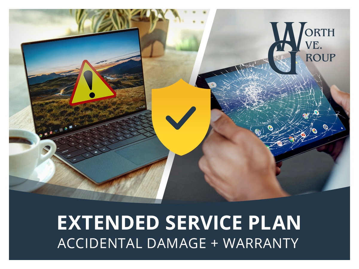 Worth Ave. Group-Laptop/Tablet Extended Service Plan-Unlimited Accidents+Warranty-3 Years-$1201-$1300 Device Value(K-12)