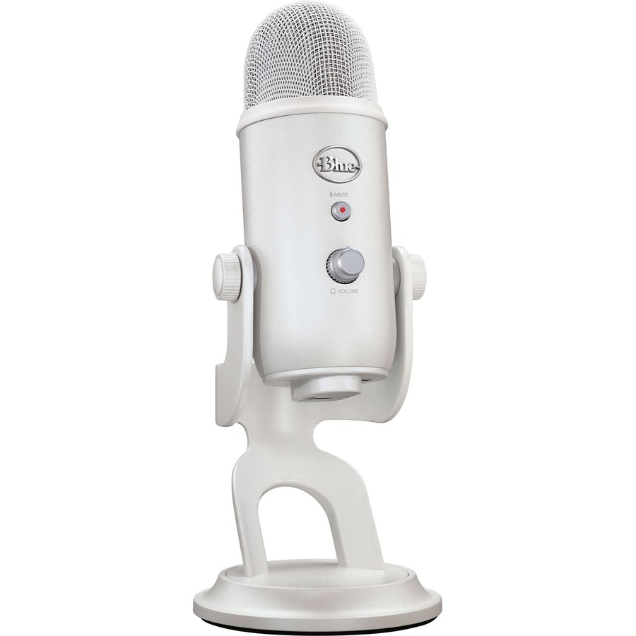 Logitech Aurora Yeti Wired Microphone in White Mist